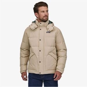 Patagonia Downdrift Jacket in Oar Tan size L